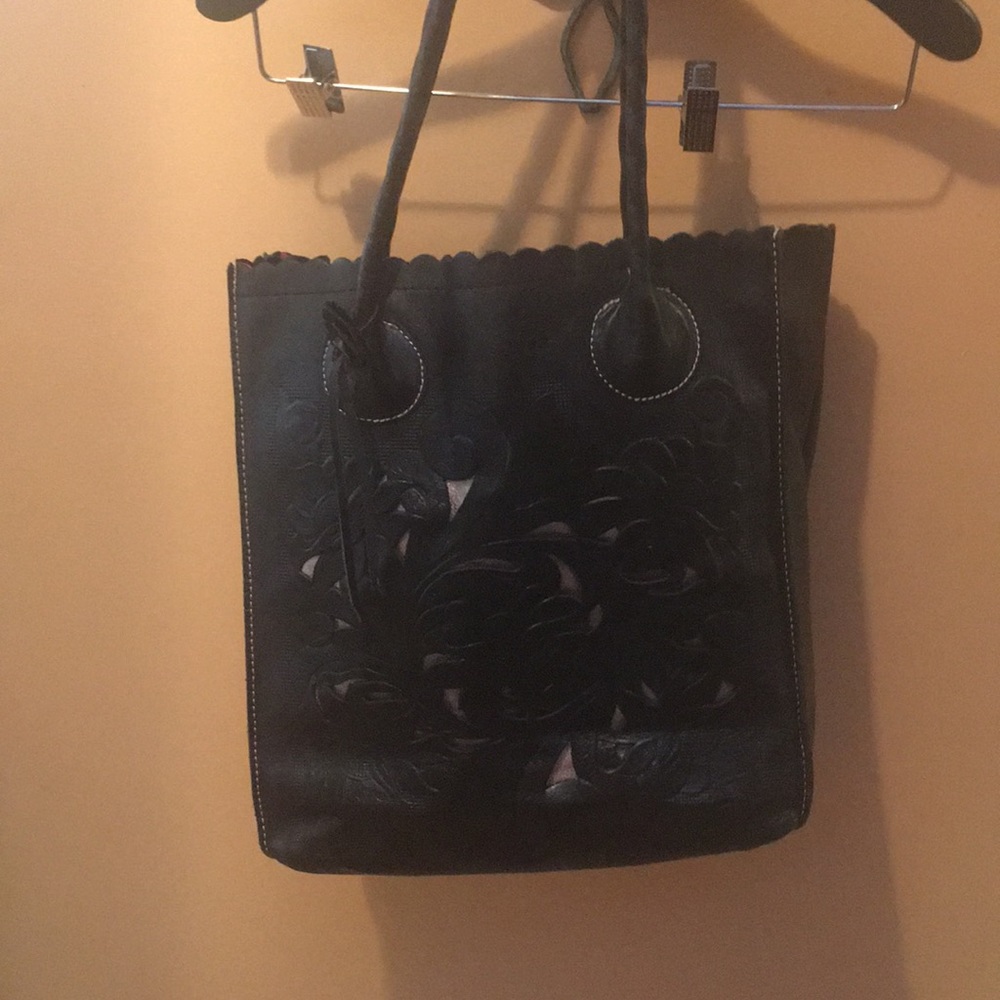 Patricia Nash Black Shoulder Bag